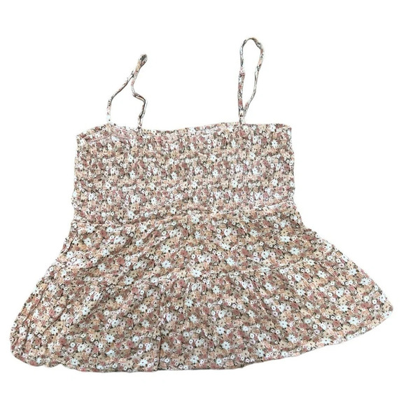 Paper crane women’s tunic pink floral top - Picture 2 of 4